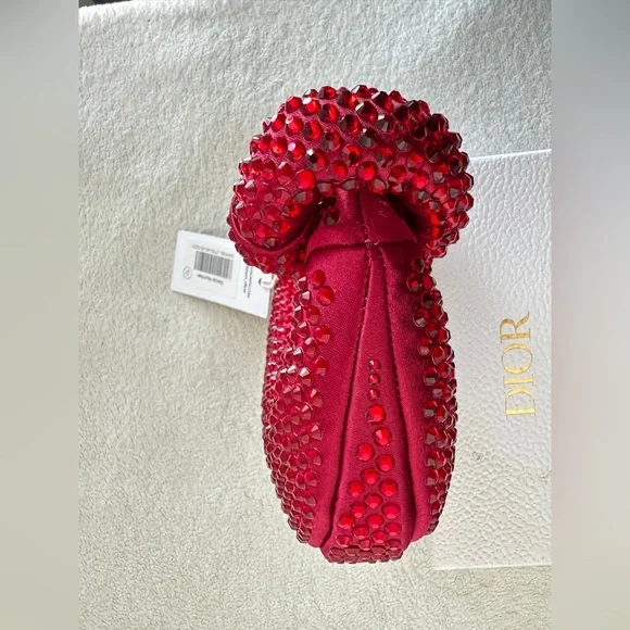 JW PEI Abacus crystal mini‎ bag Red NWT - Picture 15 of 17